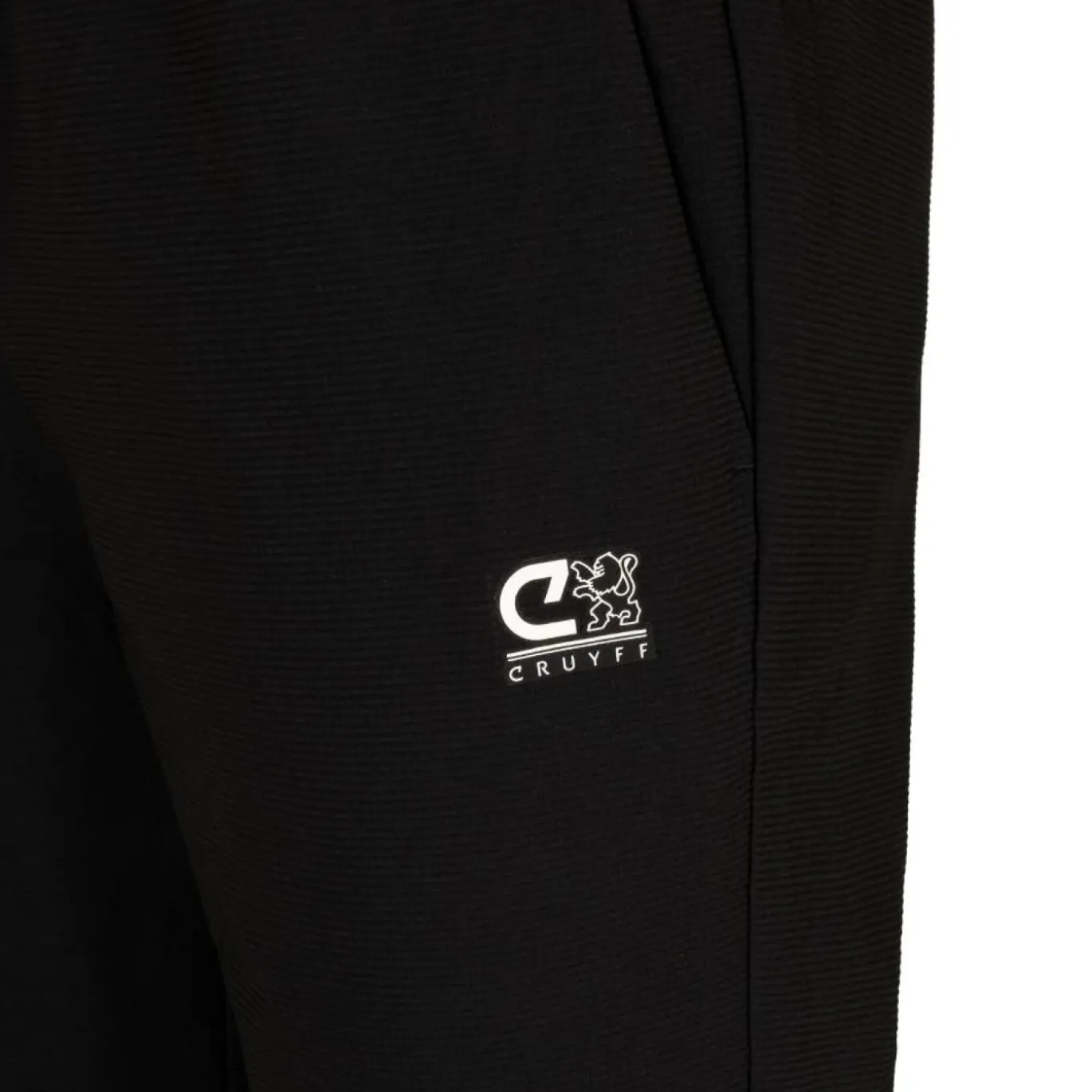 Cruyff Quartz Woven Trainingspak Hooded Zwart