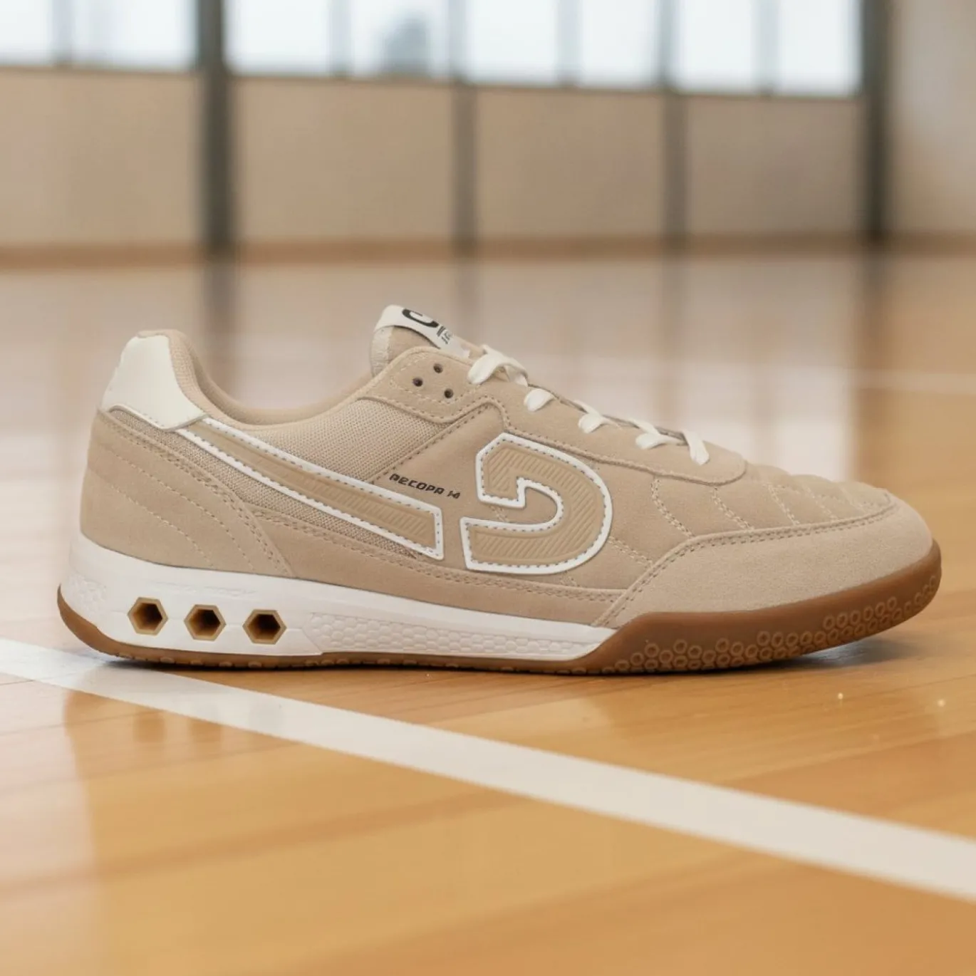 Cruyff Recopa 14 Zaalvoetbalschoenen (IN) Beige