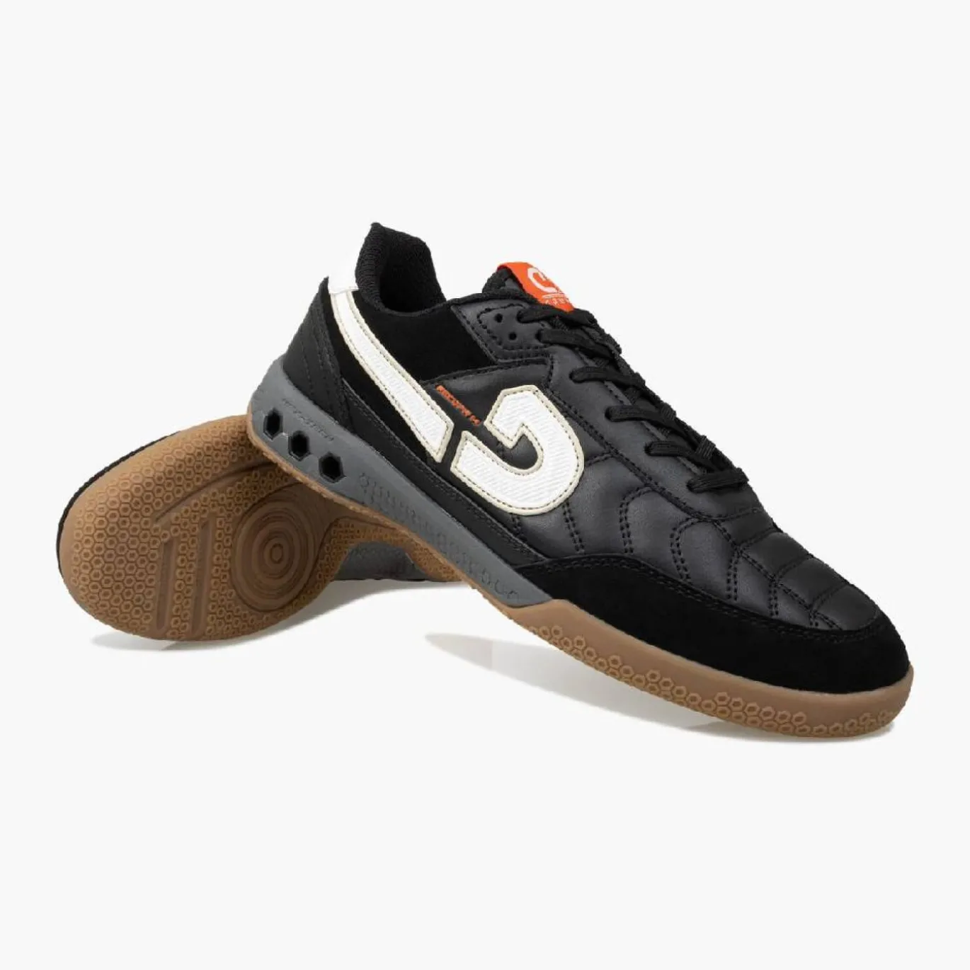 Cruyff Recopa 14 Zaalvoetbalschoenen (IN) Zwart Wit Oranje
