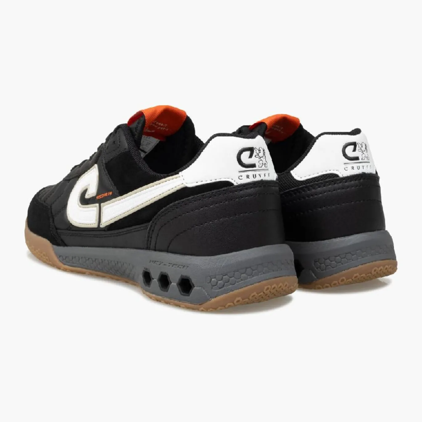 Cruyff Recopa 14 Zaalvoetbalschoenen (IN) Zwart Wit Oranje