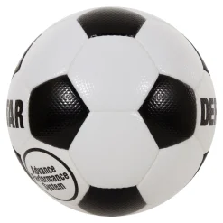 Derbystar Brillant Retro II Voetbal Maat 5 Wit Zwart Rood