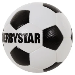 Derbystar Brillant Retro II Voetbal Maat 5 Wit Zwart Rood