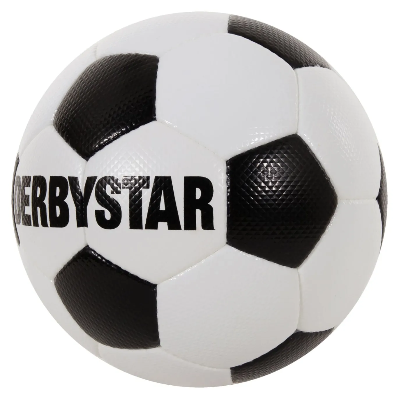 Derbystar Brillant Retro II Voetbal Maat 5 Wit Zwart Rood