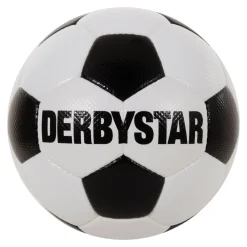 Derbystar Brillant Retro II Voetbal Maat 5 Wit Zwart Rood
