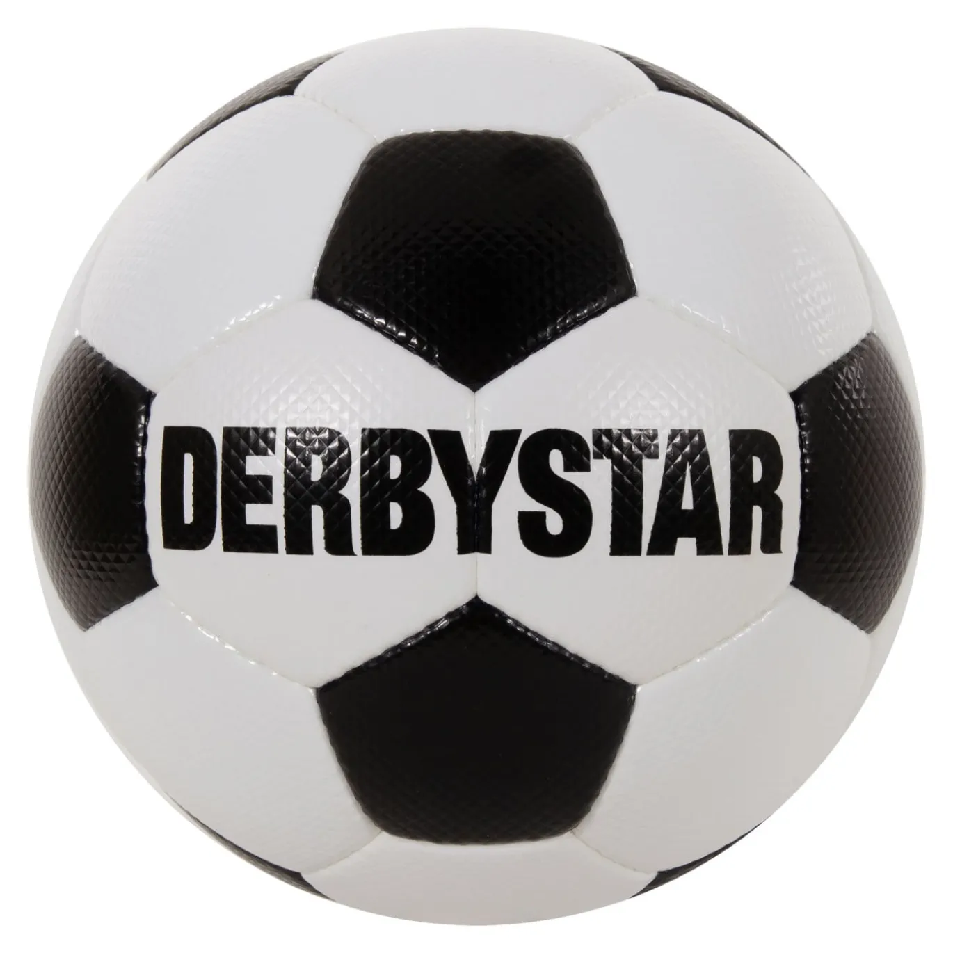 Derbystar Brillant Retro II Voetbal Maat 5 Wit Zwart Rood
