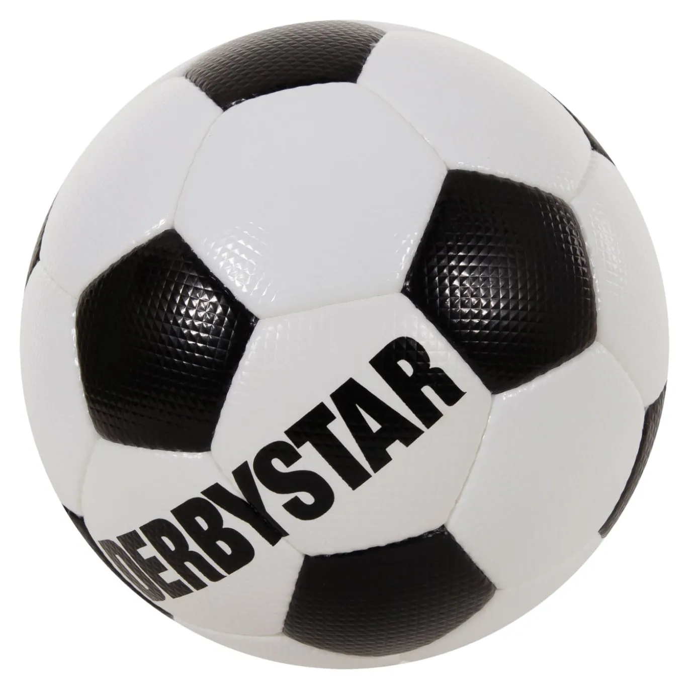 Derbystar Brillant Retro II Voetbal Maat 5 Wit Zwart Rood