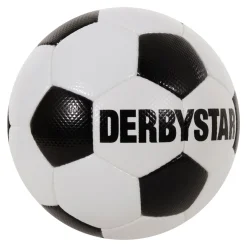 Derbystar Brillant Retro II Voetbal Maat 5 Wit Zwart Rood
