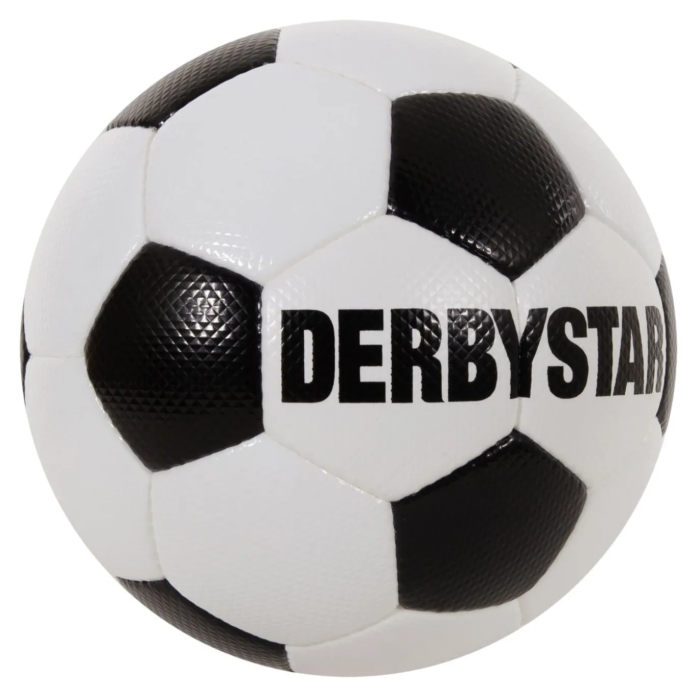 Derbystar Brillant Retro II Voetbal Maat 5 Wit Zwart Rood