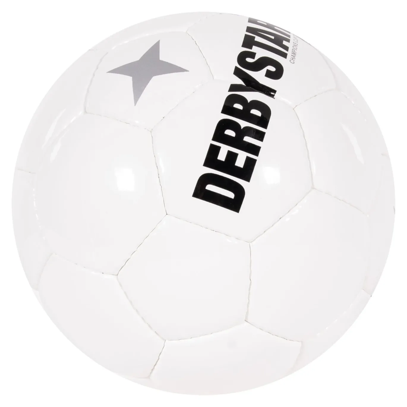 Derbystar Champions Cup II Voetbal Maat 5 Wit Zwart Zilver