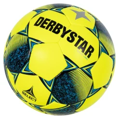 Derbystar Classic Light II Kunstgras Voetbal Maat 5 Geel Blauw Zwart