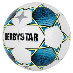 Derbystar Classic Light II Voetbal 8 x 1 Vlakken Maat 5 Wit Blauw Geel