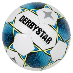 Derbystar Classic Light II Voetbal 8 x 1 Vlakken Maat 5 Wit Blauw Geel