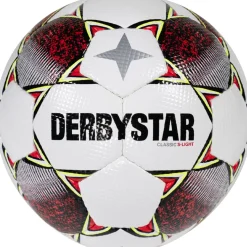 Derbystar Classic S-Light II Voetbal 4 x 3 Vlakken Maat 3 Wit Rood Geel