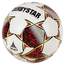 Derbystar Classic S-Light II Voetbal 4 x 3 Vlakken Maat 5 Wit Rood Geel