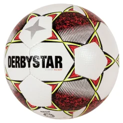 Derbystar Classic S-Light II Voetbal 4 x 3 Vlakken Maat 5 Wit Rood Geel