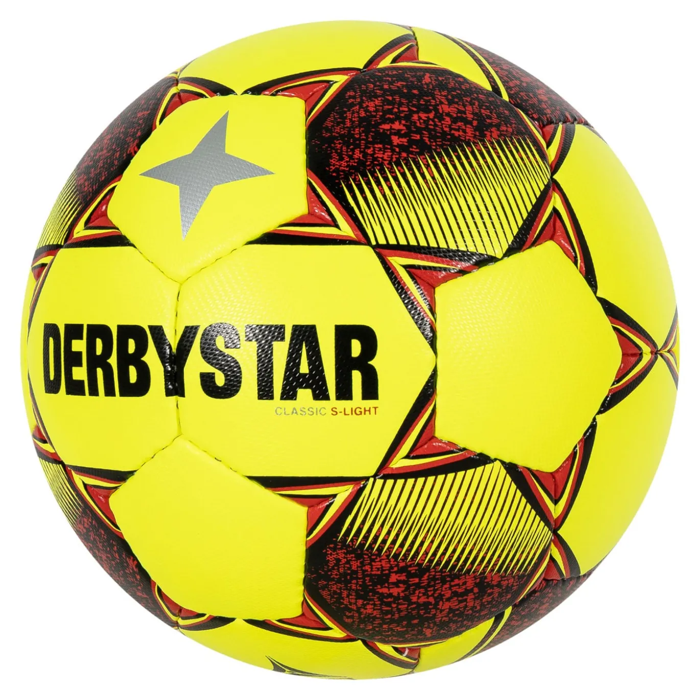 Derbystar Classic Super Light II Kunstgras Voetbal Maat 5 Geel Rood Zwart