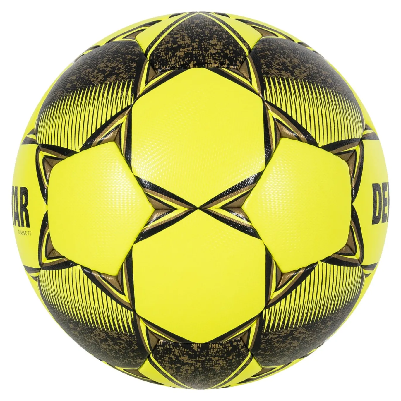 Derbystar Classic TT II Kunstgras Voetbal Maat 5 Geel Zwart Grijs