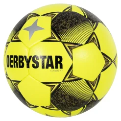 Derbystar Classic TT II Kunstgras Voetbal Maat 5 Geel Zwart Grijs