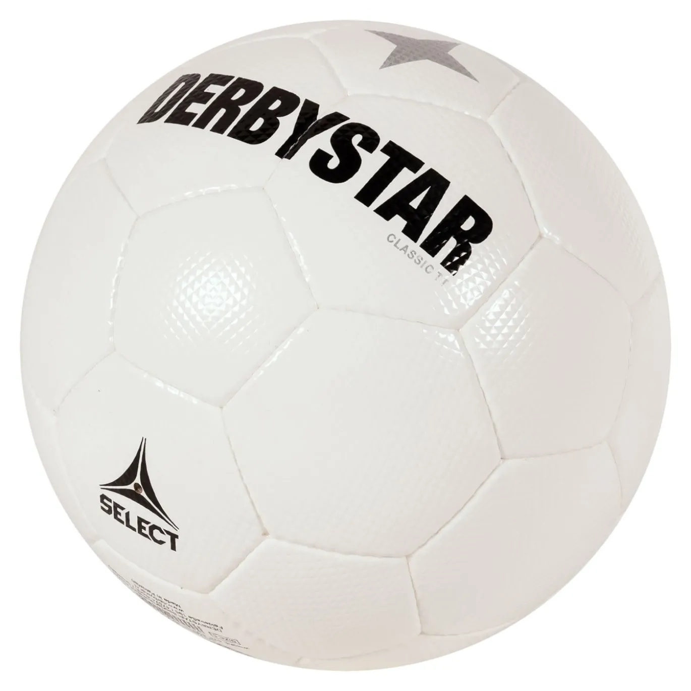 Derbystar Classic TT II Voetbal Wit Zwart Zilver