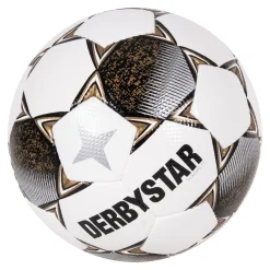 Derbystar Classic TT II Voetbal 8 x 1 Vlakken Maat 5 Wit Goud Zwart