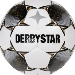 Derbystar Classic TT II Voetbal 8 x 1 Vlakken Maat 5 Wit Goud Zwart