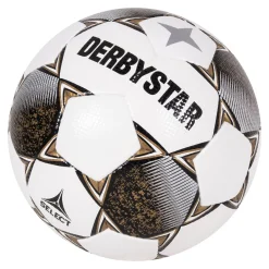 Derbystar Classic TT II Voetbal 8 x 1 Vlakken Maat 5 Wit Goud Zwart