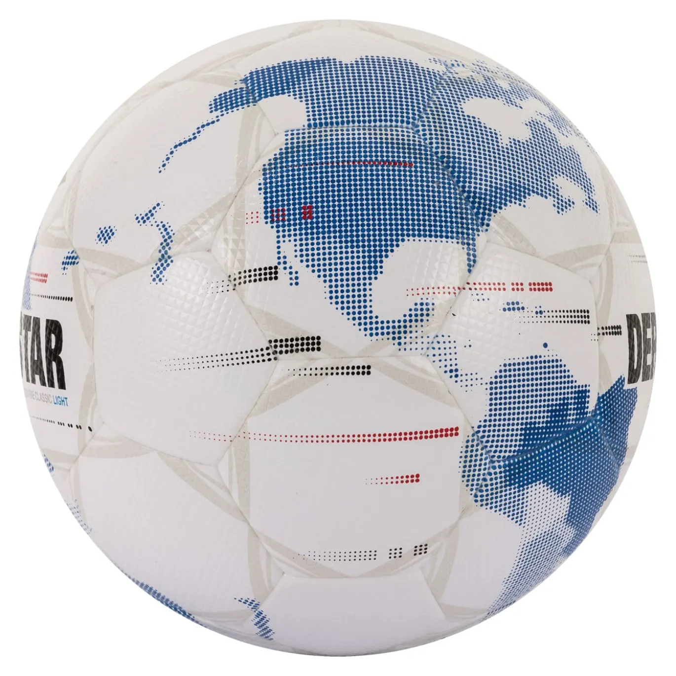 Derbystar Eredivisie Classic Light Voetbal Maat 5 2025-2026 Wit Lichtblauw Zwart