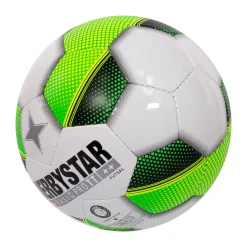 Derbystar Futsal Basic Pro TT Zaalvoetbal Maat 4 Wit Groen Zwart