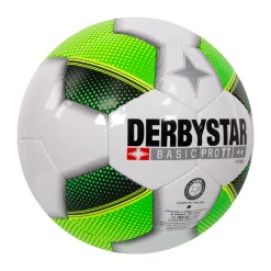 Derbystar Futsal Basic Pro TT Zaalvoetbal Maat 4 Wit Groen Zwart