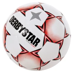 Derbystar Solaris Super Light Voetbal Maat 5 Wit Rood Zwart