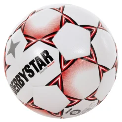 Derbystar Solaris Super Light Voetbal Maat 5 Wit Rood Zwart