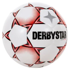 Derbystar Solaris Super Light Voetbal Maat 5 Wit Rood Zwart