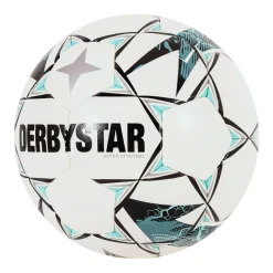 Derbystar Zaalvoetbal Hyper TT II Maat 4 Wit Lichtblauw
