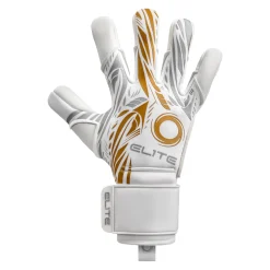 Elite Sport Nobre Keepershandschoenen Wit Grijs Goud
