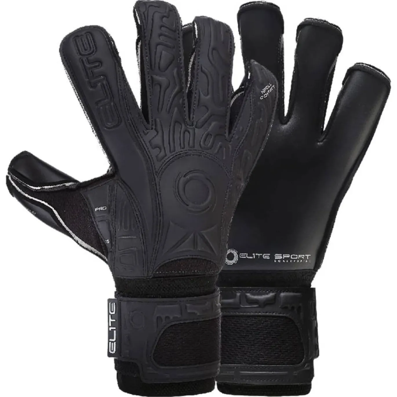 Elite Sport Solo Keepershandschoenen Zwart