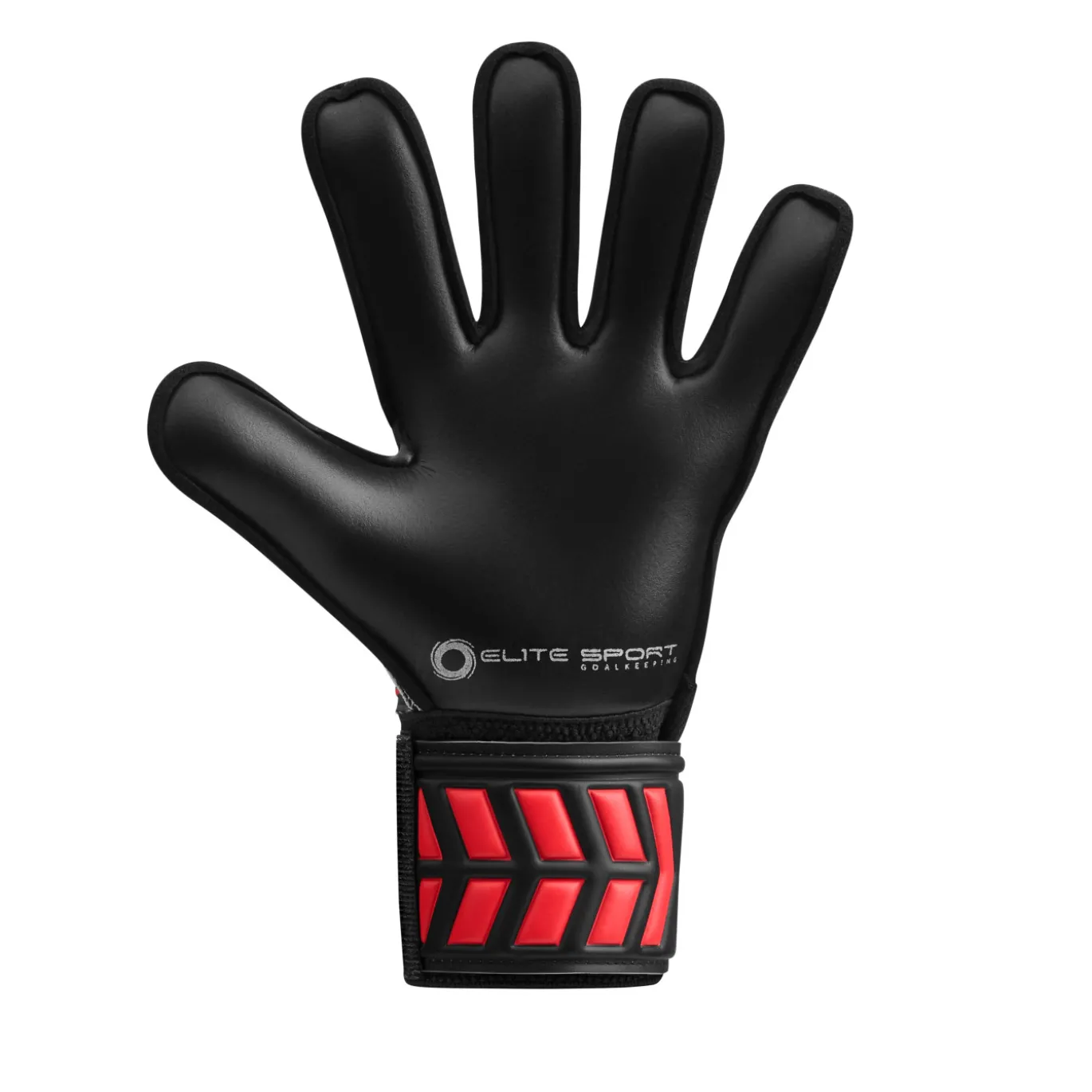 Elite Sport Spider Keepershandschoenen Kids Zwart Rood Zilver