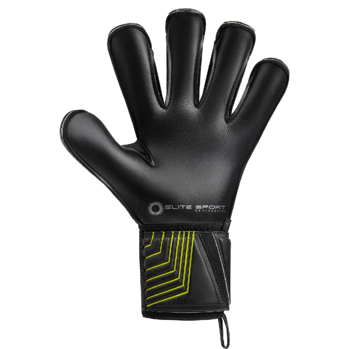 Elite Sport Vibora Keepershandschoenen Zwart Felgeel Grijs