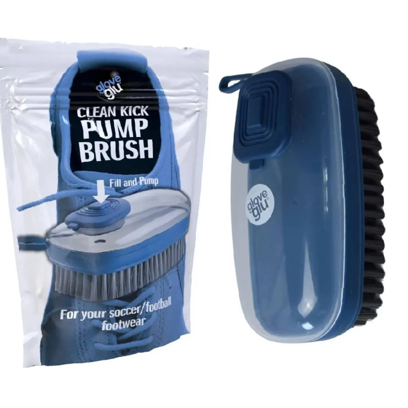 Gloveglu Clean Kick Pump Brush Schoenborstel