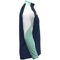 JAKO Dynamic Trainingstrui 1/4-Zip Kids Donkerblauw Wit Lichtgroen