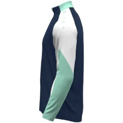 JAKO Dynamic Trainingstrui 1/4-Zip Kids Donkerblauw Wit Lichtgroen