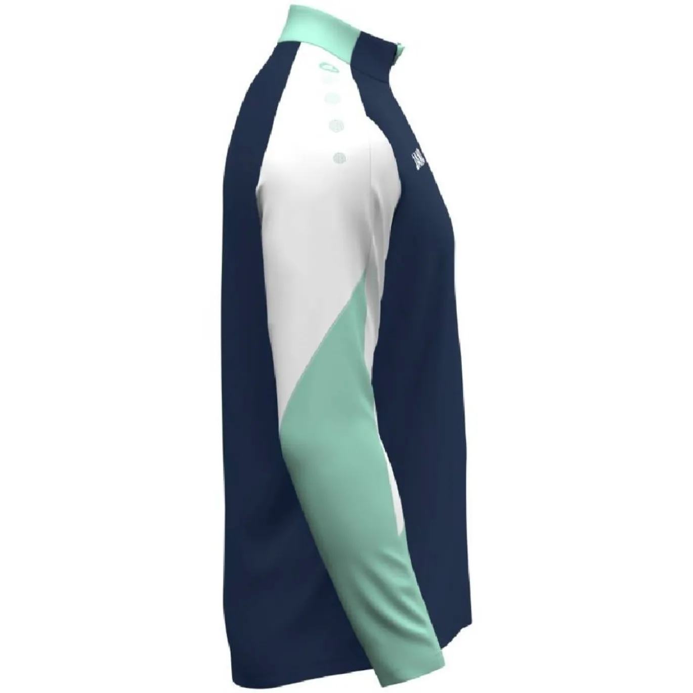 JAKO Dynamic Trainingstrui 1/4-Zip Donkerblauw Wit Lichtgroen