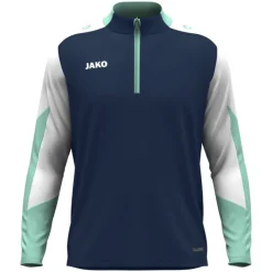 JAKO Dynamic Trainingstrui 1/4-Zip Donkerblauw Wit Lichtgroen