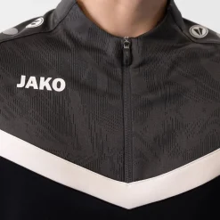JAKO Iconic Trainingstrui 1/4-Zip Zwart