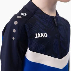 JAKO Iconic Trainingstrui 1/4-Zip Kids Blauw