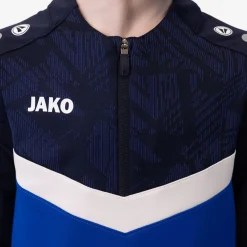 JAKO Iconic Trainingstrui 1/4-Zip Kids Blauw