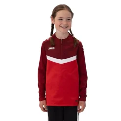 JAKO Iconic Trainingstrui 1/4-Zip Kids Rood