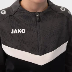 JAKO Iconic Trainingstrui 1/4-Zip Kids Zwart