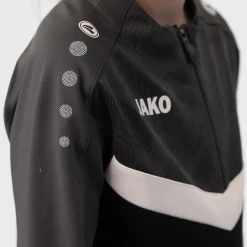 JAKO Iconic Trainingstrui 1/4-Zip Kids Zwart