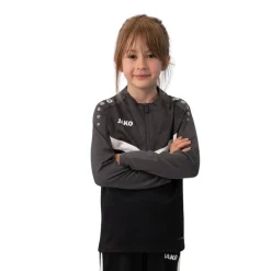 JAKO Iconic Trainingstrui 1/4-Zip Kids Zwart