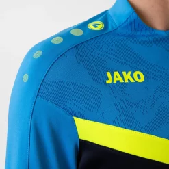 JAKO Iconic Trainingstrui 1/4-Zip Donkerblauw Lichtblauw
